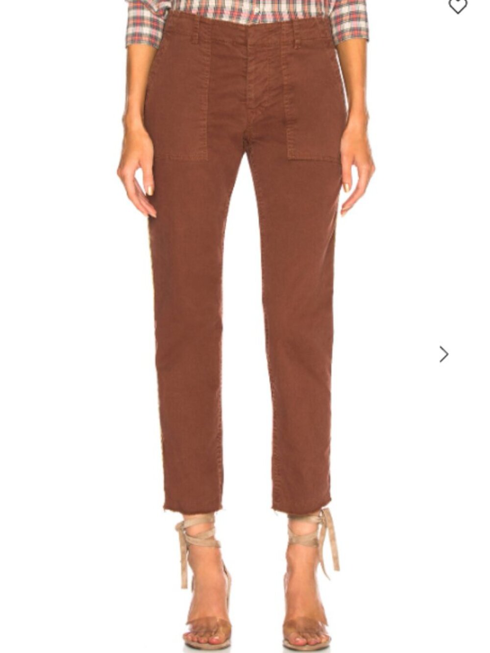 Nili Lotan Jenna Pants with Side Tape in Rust Size 4‎ - Picture 2 of 14